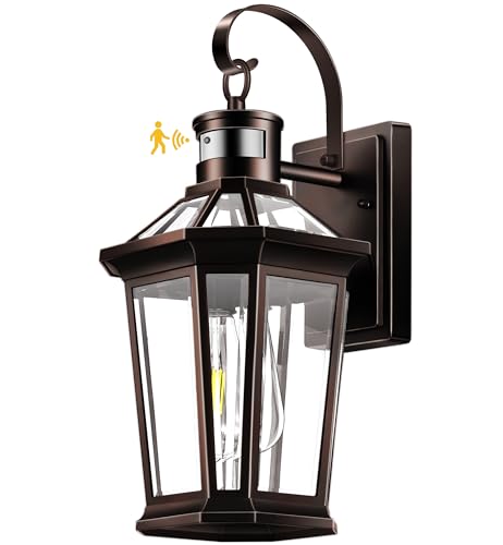 Bronze Motion Sensor Outdoor Light