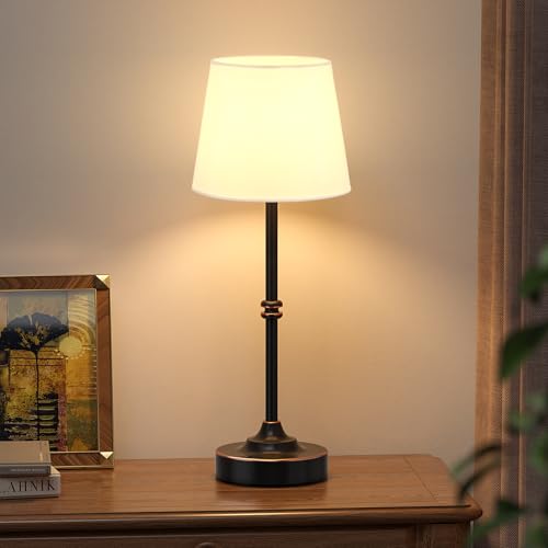 Rechargeable Cordless Table Lamp Antique Black
