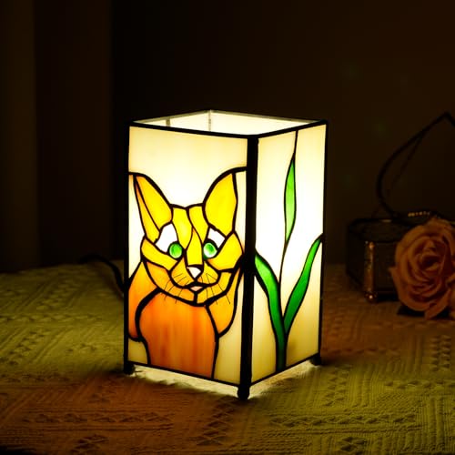 Tiffany Lamp Stained Glass lamp Small Bedside Table Lamps for Living Room Home Decor