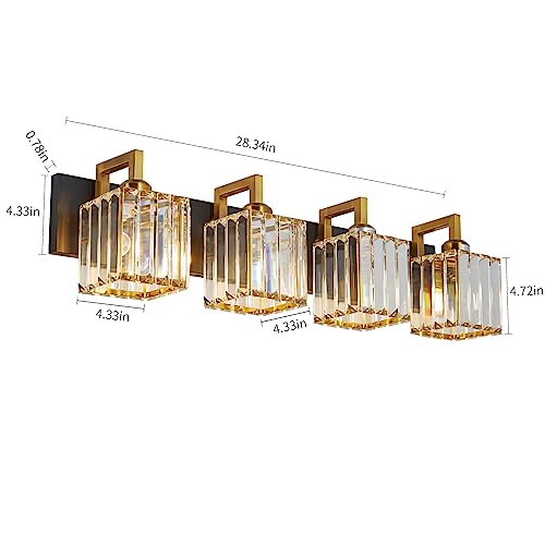 Modern Crystal Bathroom Vanity Light