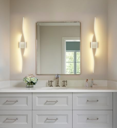 Brushed Nickel Vanity Light for Bathroom Lights Fixtures Modern