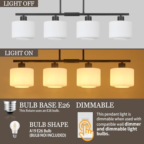 4 Light Kitchen Island Lighting