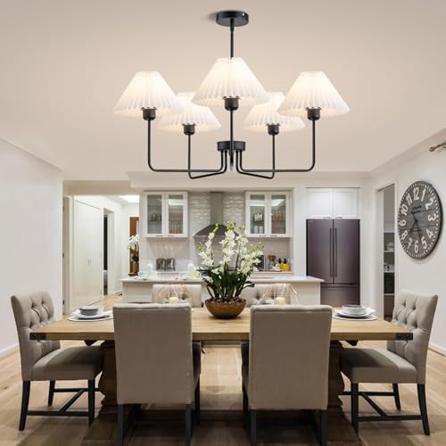 Farmhouse Black Chandelier