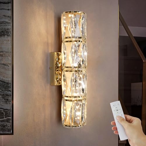 Gold Crystal Wall Sconce