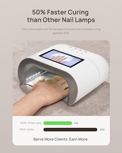 AI UV LED Nail Lamp for Gel Nails