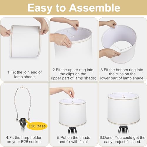 Lampshades Set of 2 for Table Lamps