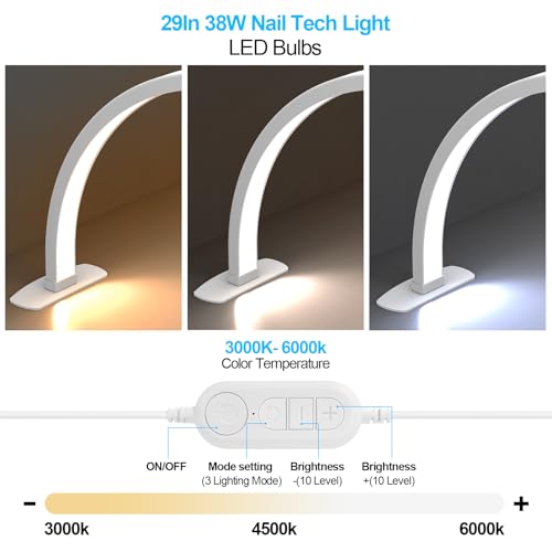 Foldable Large Half Moon LED Light