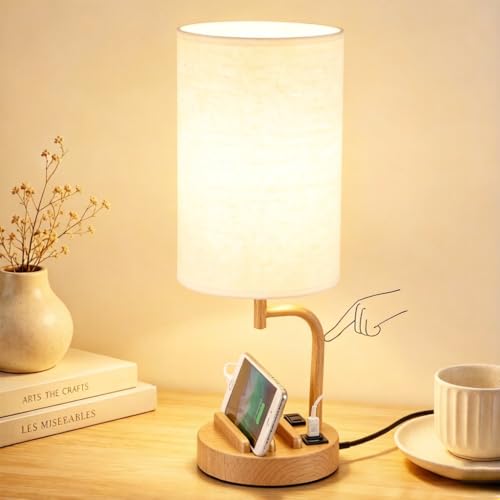 Touch Control USB Table Lamp with USB C