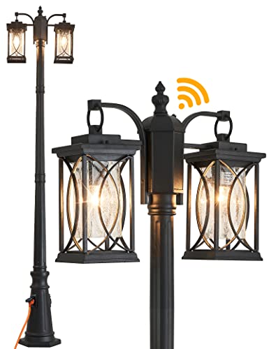 Dusk to Dawn Outdoor Lamp Post Light Modern 2
