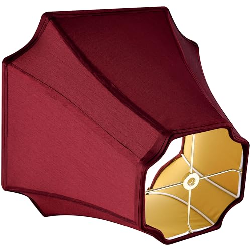 Medium Burgundy Lampshades Set of 2 (2 Count)
