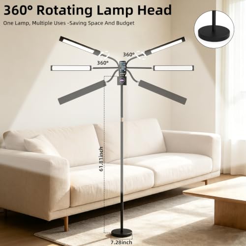 Lash Light Adjustable Height Dual Arms 30W LED Esthetician Lamp