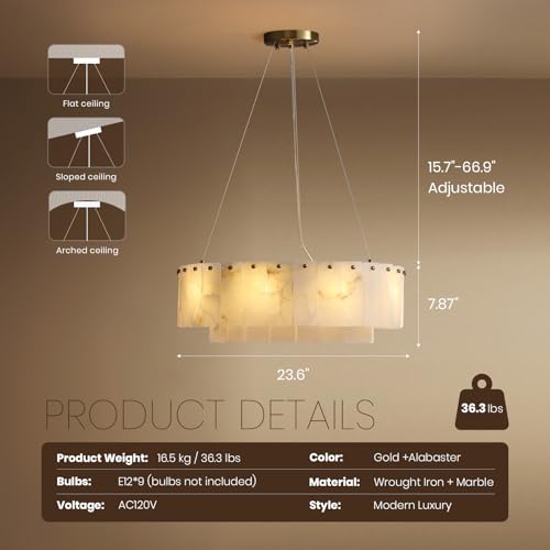 Alabaster Chandelier