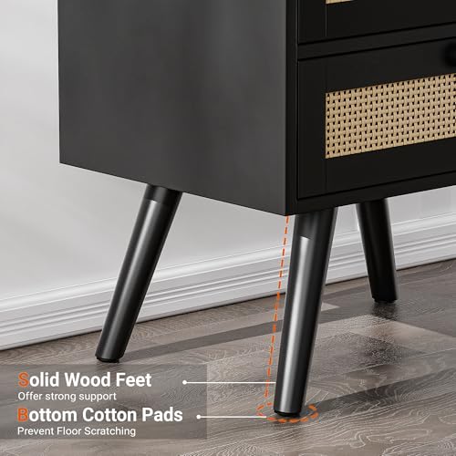 Night Stand with Charger Station (2 Count)