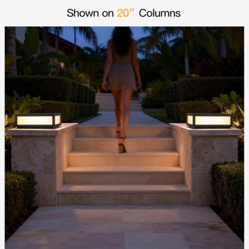 Large Solar Post Lights