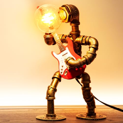 Music Guitar Table Lamp Art Decor