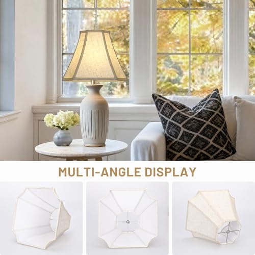 Square Cut Corner Bell Lamp Shades Set of 2 (2 Count)