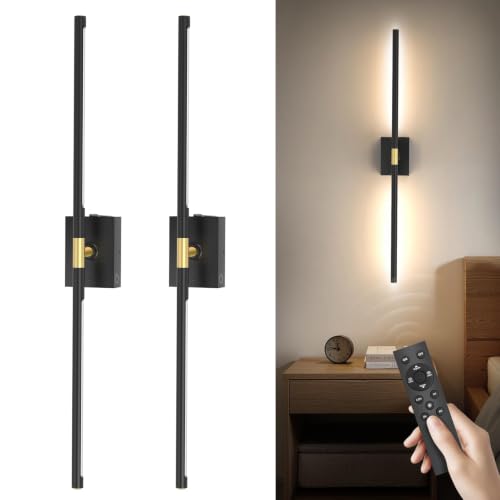 Battery Operated Wall Sconces Set of 2 (2 Count)