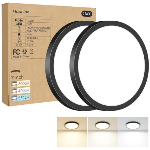 2PACK LED Flush Mount Ceiling Light 3000K (2 Count)