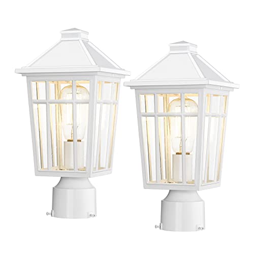 Outdoor Post Lights Lamp Post Light Fixture (2 Count)