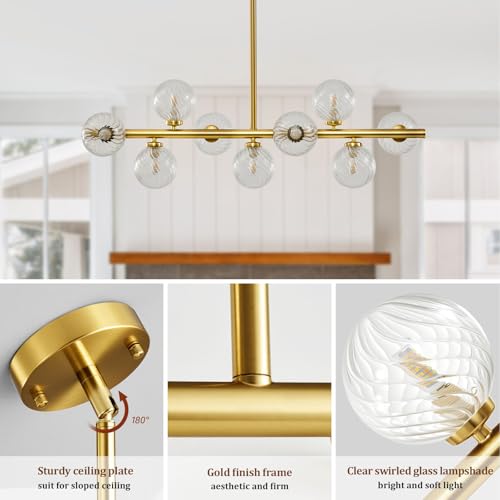 Mid Century Modern Sputnik Chandeliers