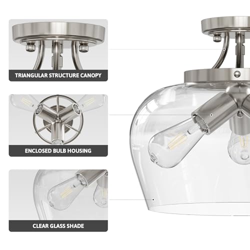 Semi Flush Mount Ceiling Light