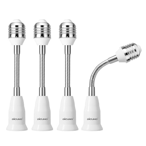 E26 Light Socket Extender 6.1'' (4 Count)
