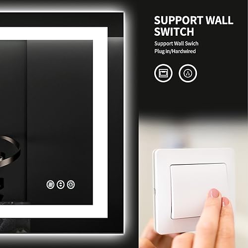 40"X24" LED Bathroom Mirror with Lights