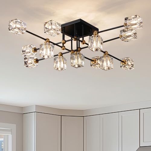 Modern Crystal Ceiling Light Fixture 13
