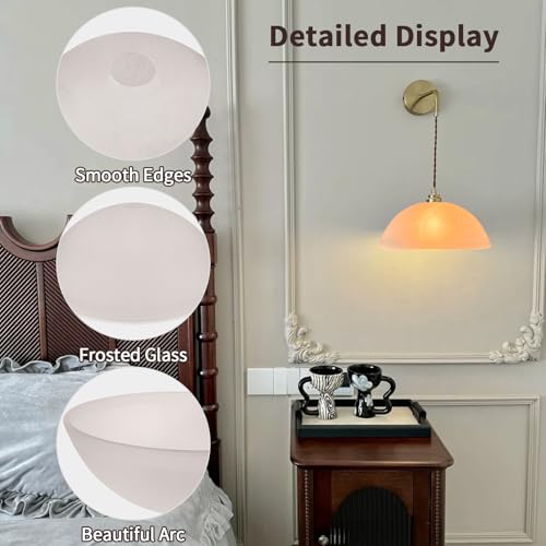 Glass Lamp Shade Replacement for Torchiere Floor Lamps