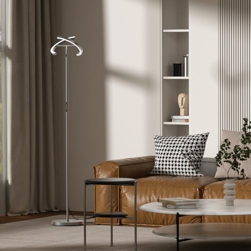 Gunmetal Gray LED Floor Lamp