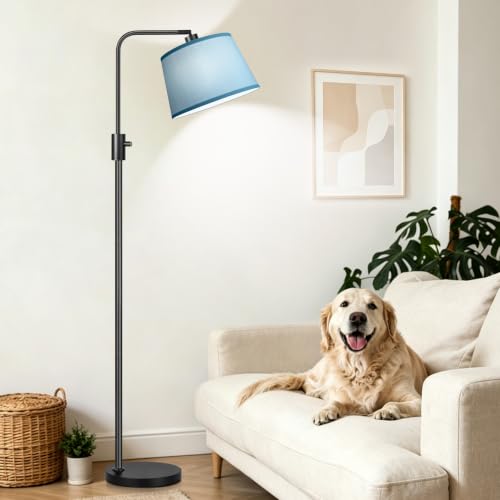 Upgraded】 Dimmable Black Floor Lamp