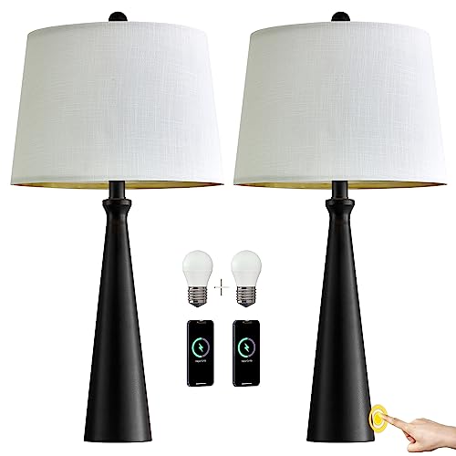 25.75" Table Lamps Set of 2 for Living Room Bedroom (2 Count)