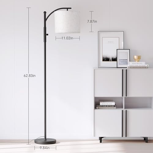 Dimmable Arc Floor Lamps for Living Room