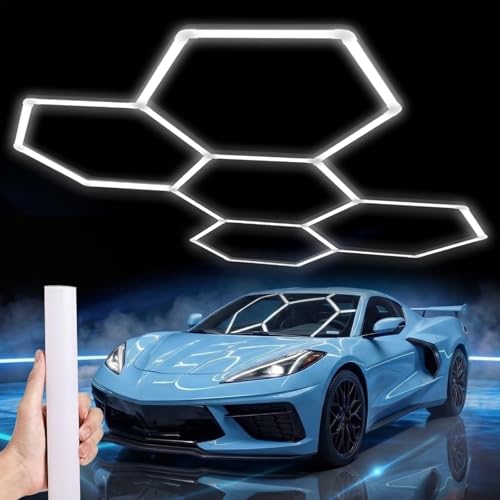 Hexagon 5000K LED Garage Lights