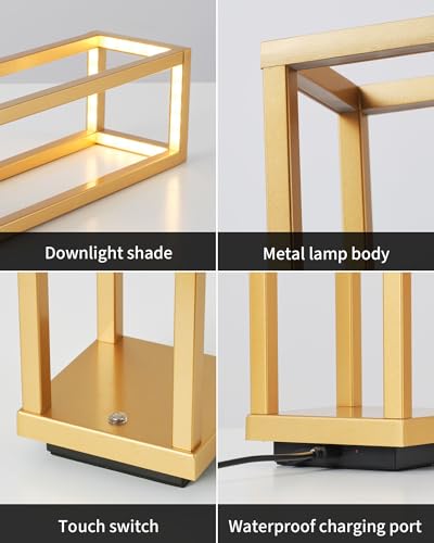 Cordless Waterproof Table Lamps Set of 2 (2 Count)