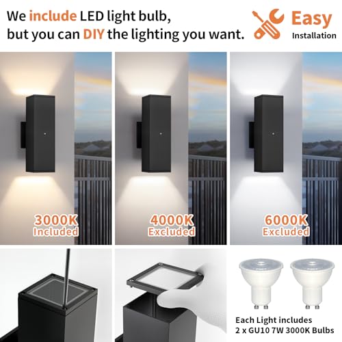 Dusk to Dawn Exterior Porch Lights (6 Count)