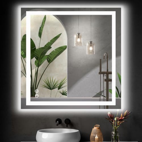 36.1"x36.1" LED Bathroom Mirror