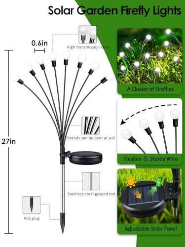 8 Pack Solar Garden Lights