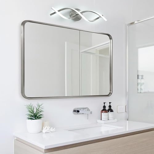 Modern Nickel LED Vanity Lighting