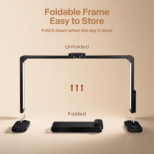 Foldable Nail Desk Lamp with Phone Holder