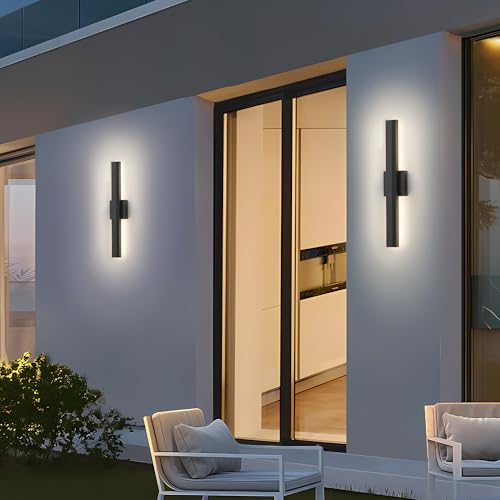 Aluminum 24 in Long Outdoor Wall Light Fixture