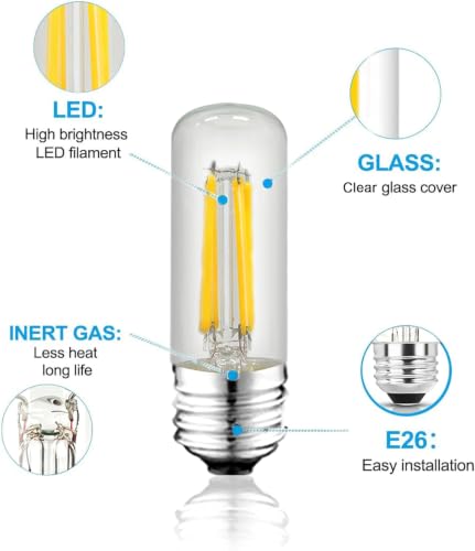 3.2 Inch 5000K Daylight White E26 LED Bulb 60 Watt Equal (9 Count)