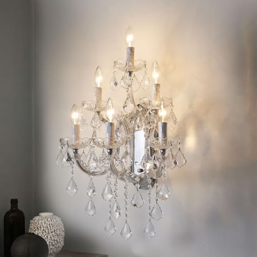 Large Modern Crystal Wall Lamp