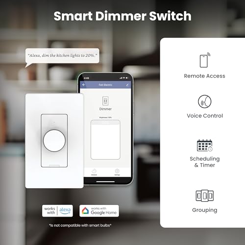 Smart WiFi Rotary Dimmer Switch
