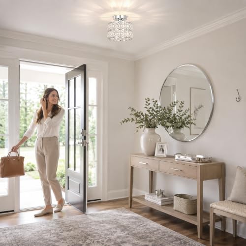Crystal Ceiling Light Fixture