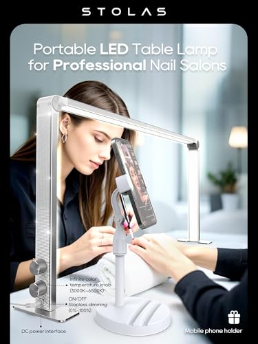 Upgraded Nail Tech Lamp for Desk