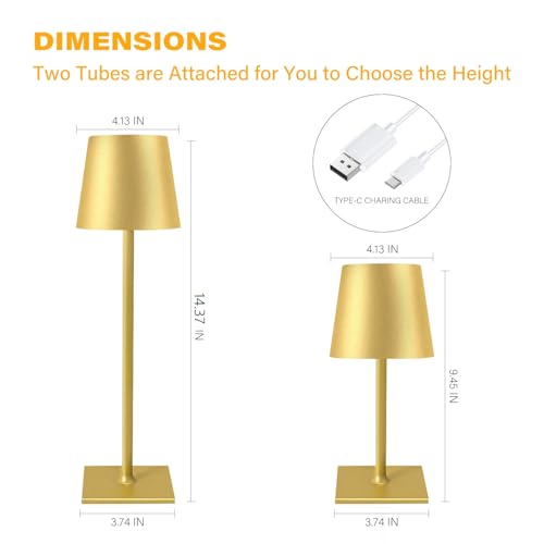 2 Pack Cordless Table Lamps (2 Count)