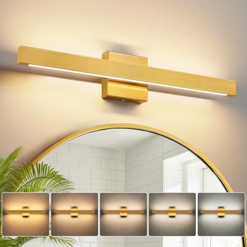 Gold Bathroom Vanity Light