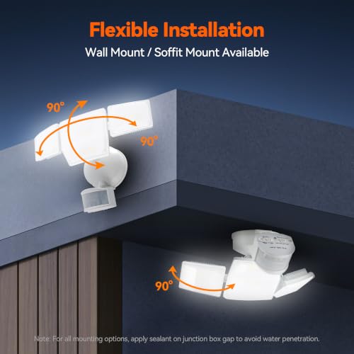 85W 10000LM Motion Sensor Outdoor Lights