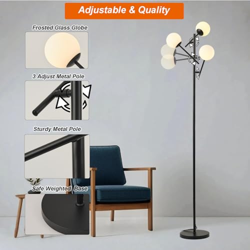 3 Globe Floor Lamp for Living Room